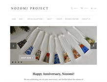 Tablet Screenshot of nozomiproject.com